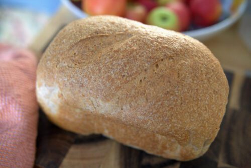 sourdough baked with whole grains