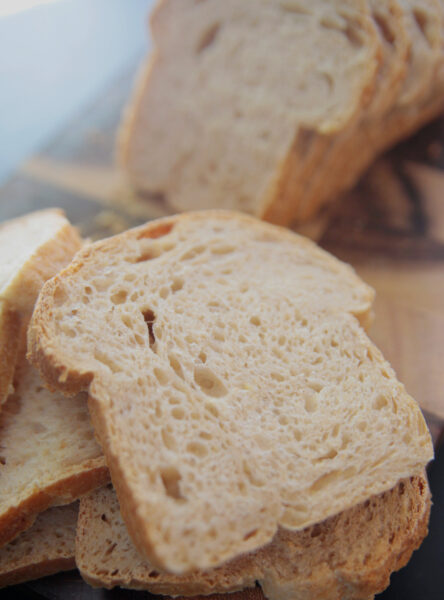 fresh milled flour sourdough bread