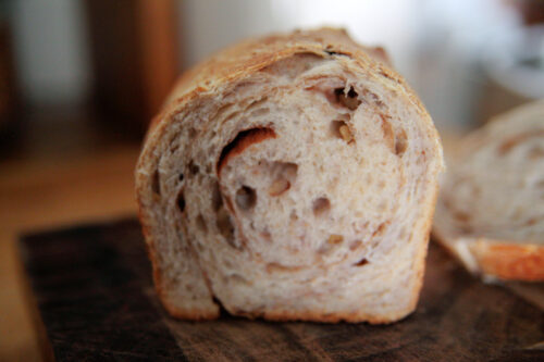 sourdough honey walnut loaf