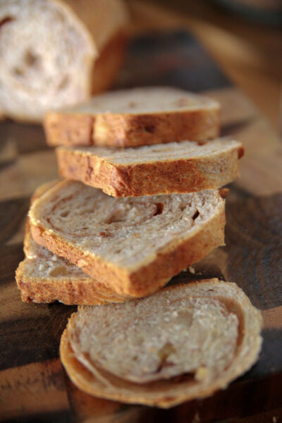 honey walnut sourdough bread
