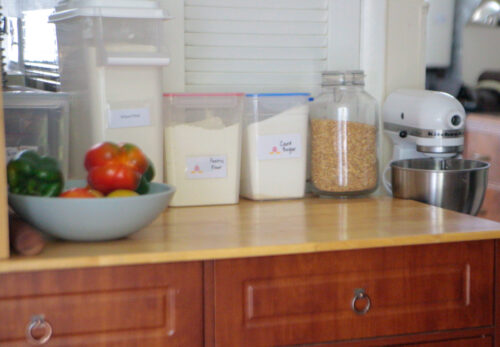 small baking space
